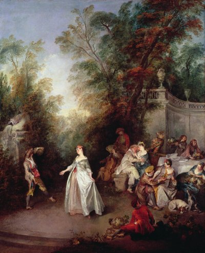 A Feast by Nicolas Lancret